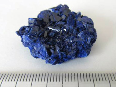藍銅鉱結晶クラスター